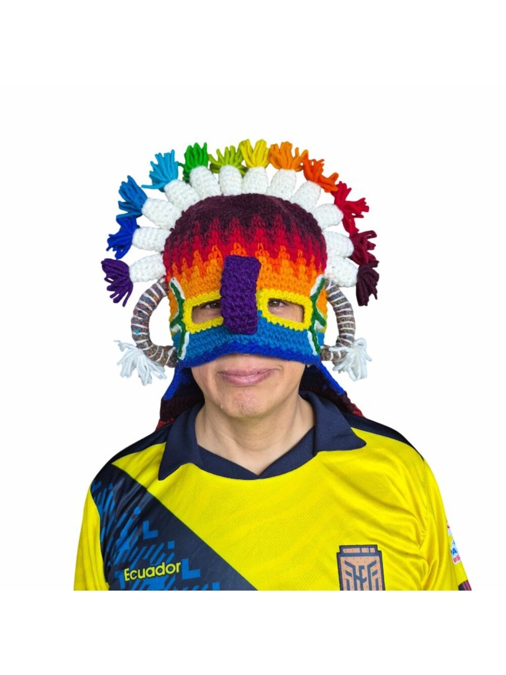 ⭐Diablo Huma Handmade Exotic Adult Mask Aya Incas Ecuador Inti Raymi festival